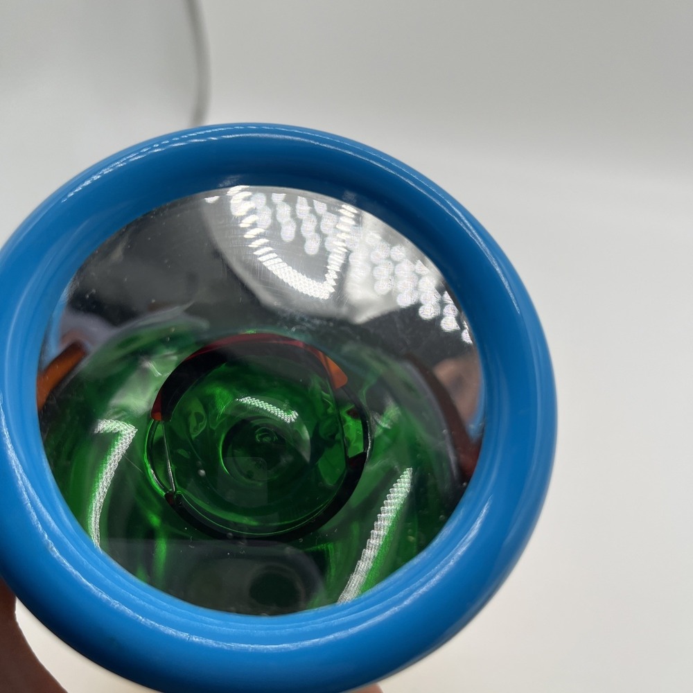 Vintage Playskool Kids Flashlight 1988 Working Red & Green Clear Filter Lenses - Picture 14 of 15